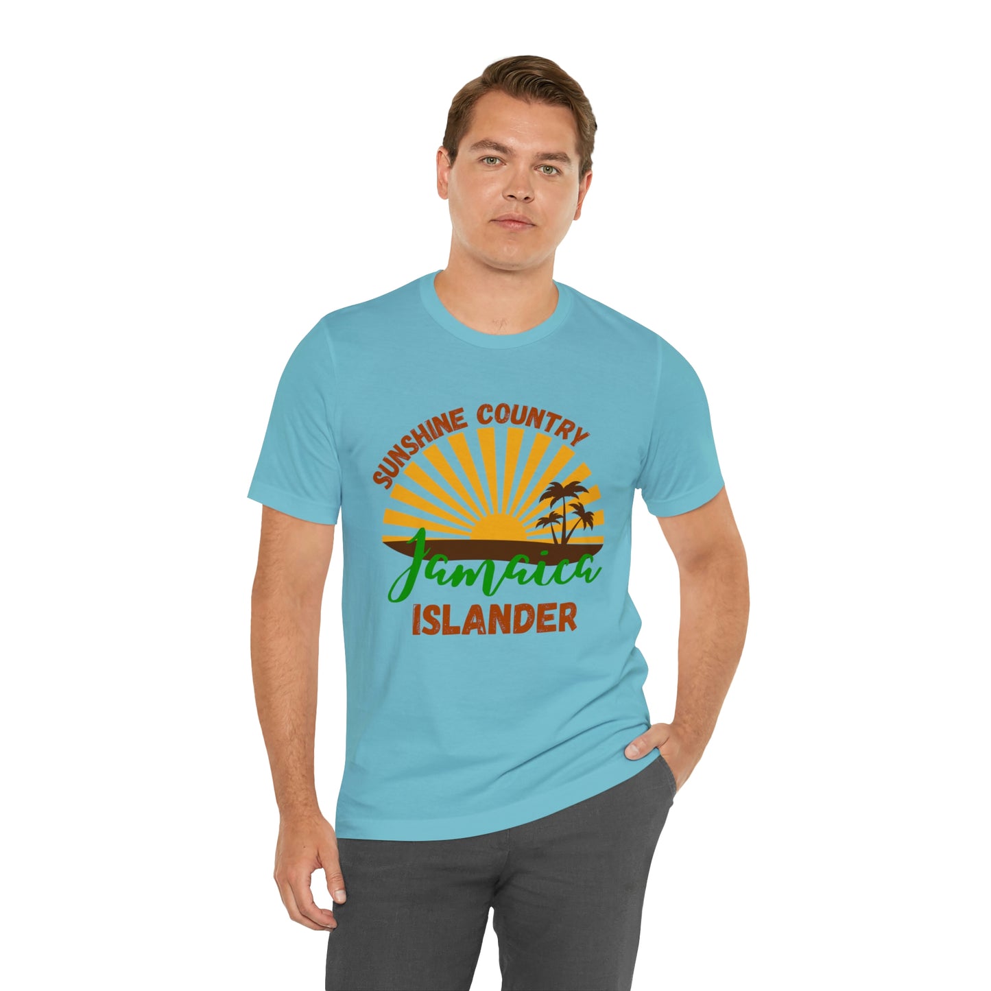 Sunshine Country Jamaica Islander Unisex Jersey Short Sleeve Tee