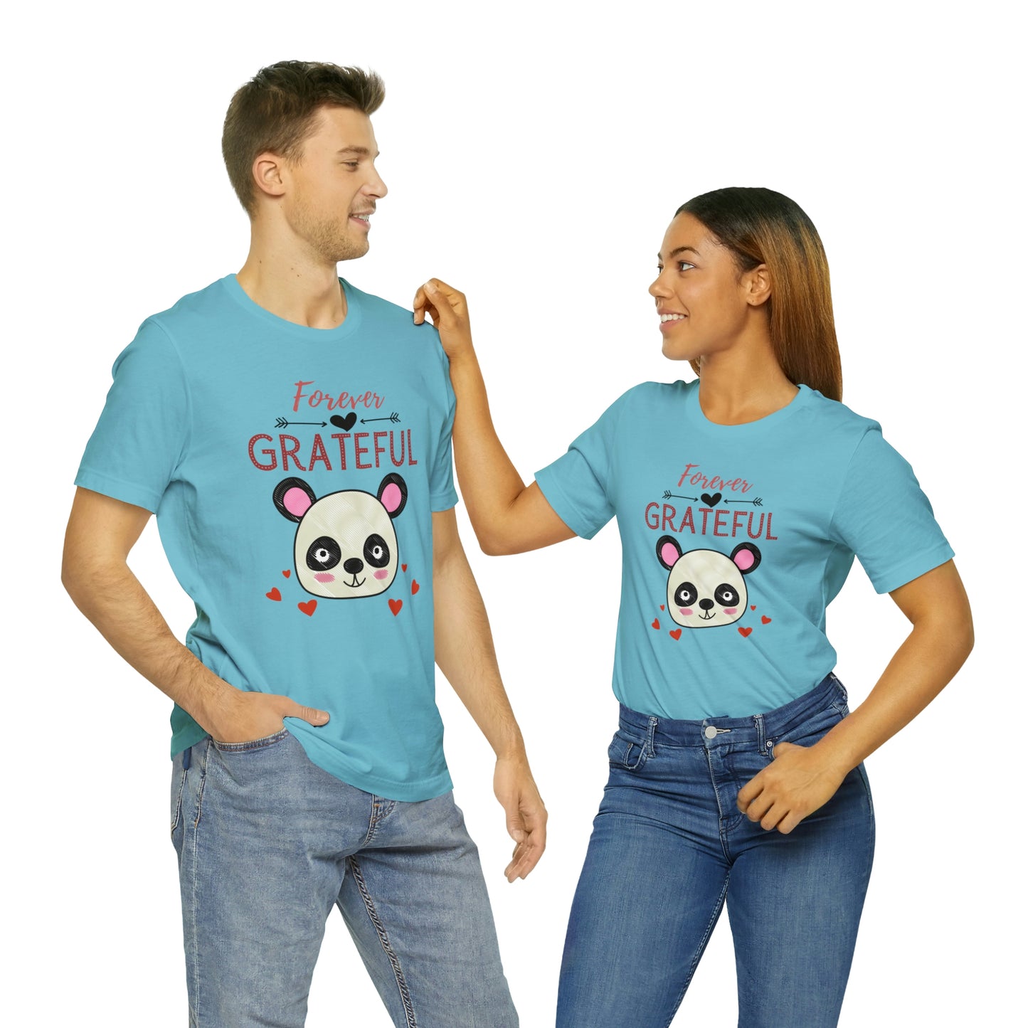 Forever Grateful Unisex Jersey Short Sleeve Tee