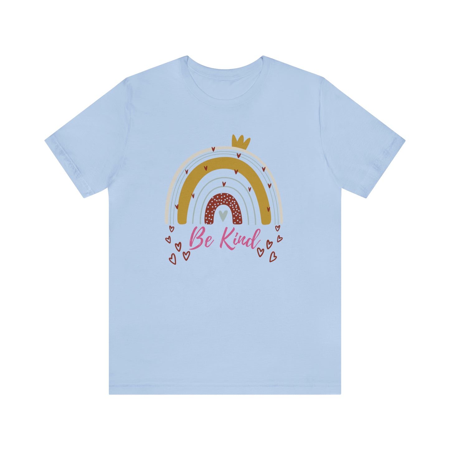 Be Kind Aesthetic Rainbow Unisex Jersey Short Sleeve Tee