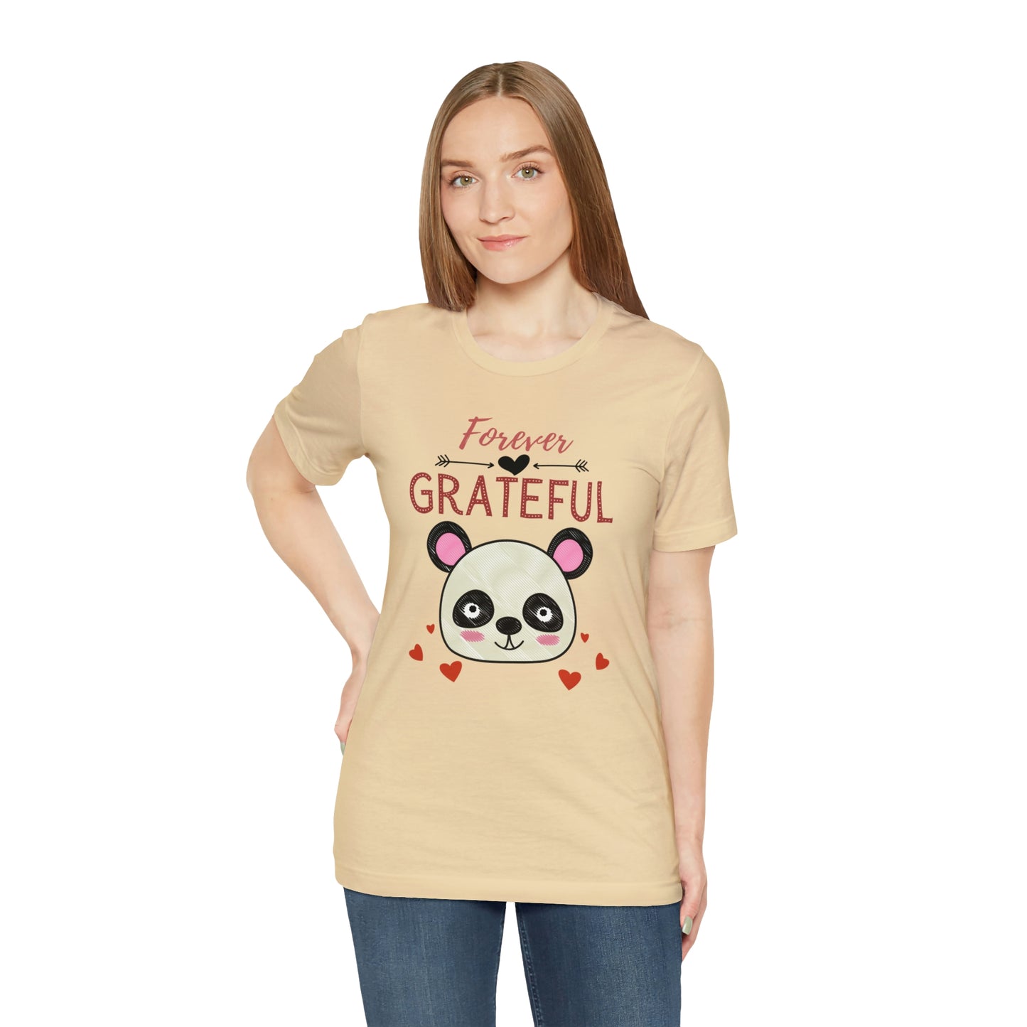 Forever Grateful Unisex Jersey Short Sleeve Tee